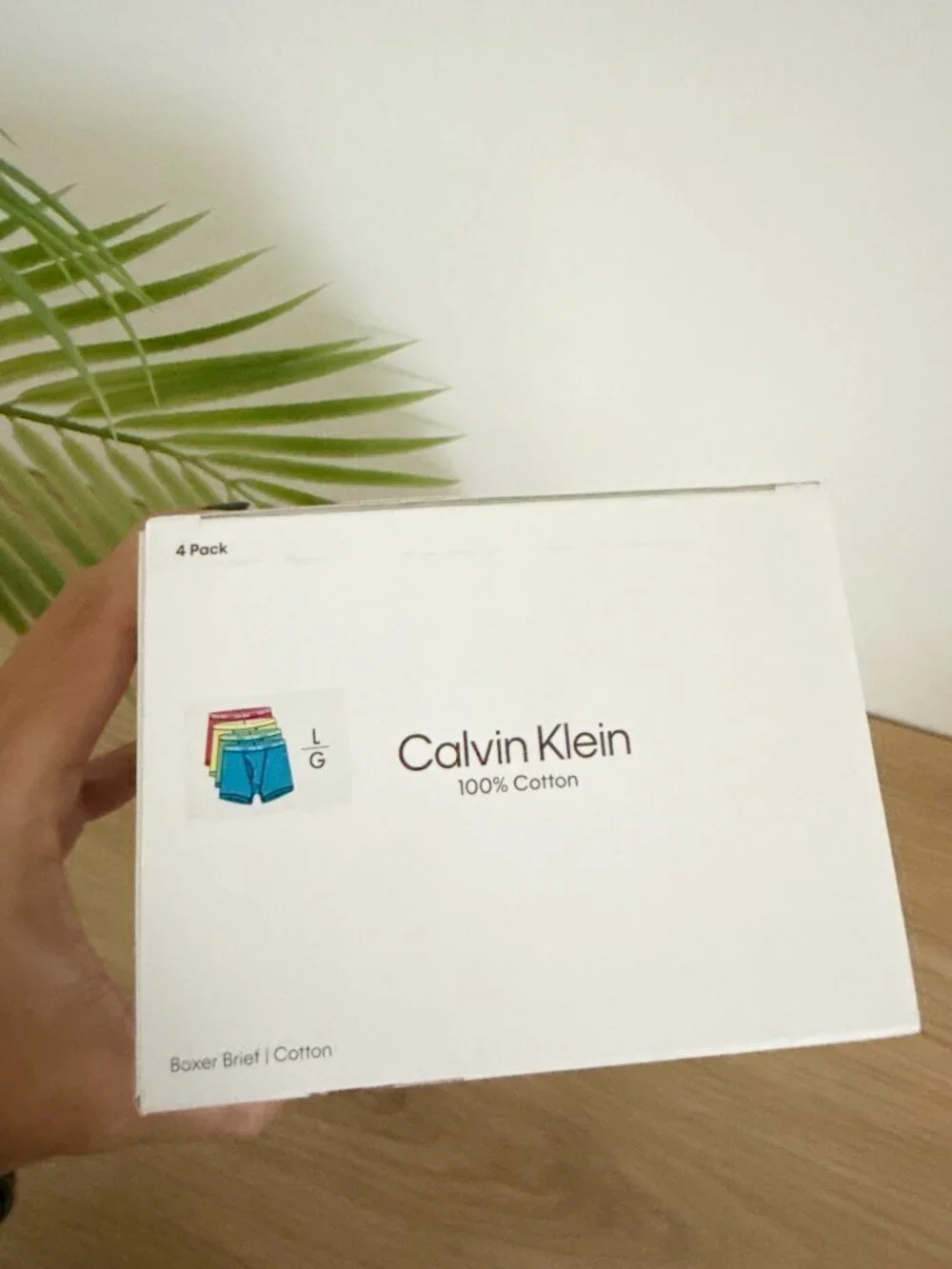 NEW Calvin Klein PRIDE Collection 4 Pack 100% Cotton Boxer Briefs Size Large (L)